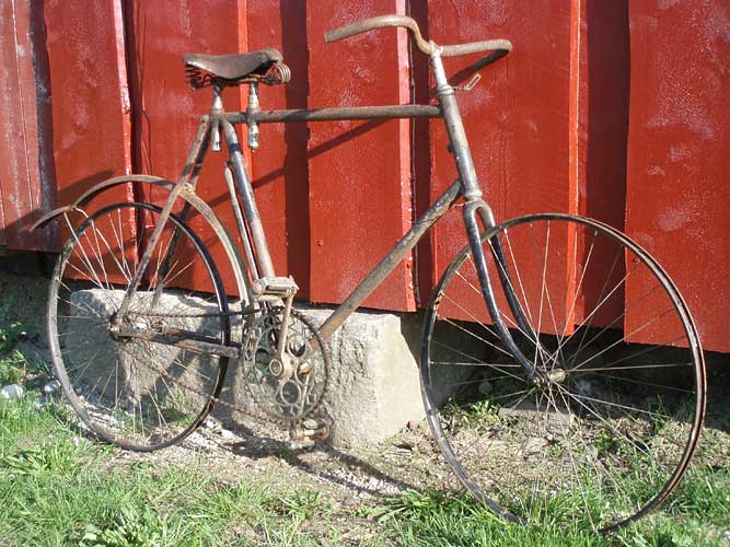 Ok&auml;nd cykel