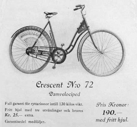 Crescent damcykel 1915
