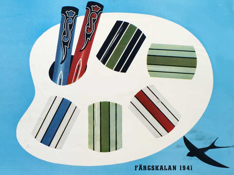 Svalan f&auml;rger 1941